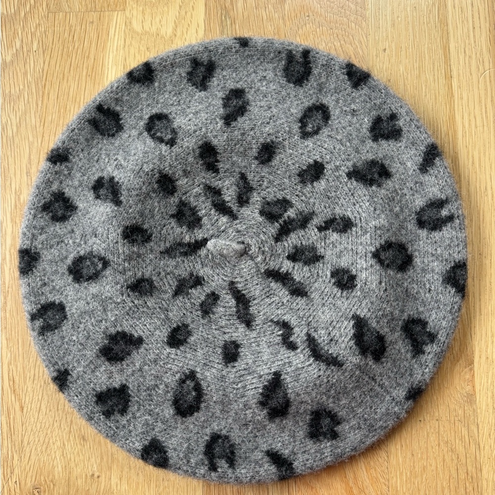 Free People Cheetah Beret San Diego Hat co